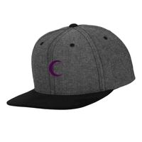 Chambray-suede snapback (6089CH) Vignette