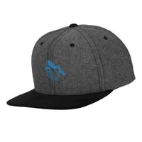 Chambray-suede snapback (6089CH) Vignette