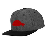 Chambray-suede snapback (6089CH) Vignette