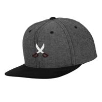 Chambray-suede snapback (6089CH) Vignette