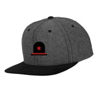 Chambray-suede snapback (6089CH) Vignette