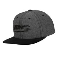 Chambray-suede snapback (6089CH) Vignette