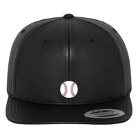 Full leather imitation snapback (6089FL) Vignette