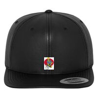 Full leather imitation snapback (6089FL) Vignette