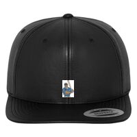 Full leather imitation snapback (6089FL) Vignette
