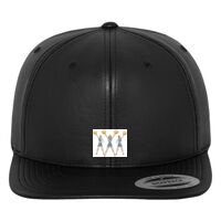 Full leather imitation snapback (6089FL) Vignette