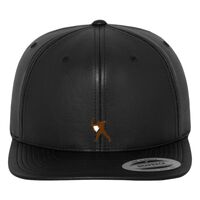Full leather imitation snapback (6089FL) Vignette