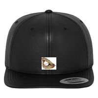 Full leather imitation snapback (6089FL) Vignette