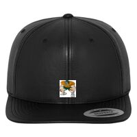Full leather imitation snapback (6089FL) Vignette