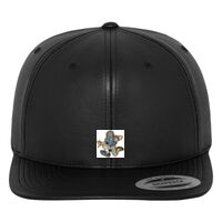 Full leather imitation snapback (6089FL) Vignette