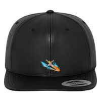 Full leather imitation snapback (6089FL) Vignette
