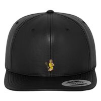 Full leather imitation snapback (6089FL) Vignette