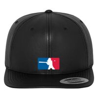 Full leather imitation snapback (6089FL) Vignette