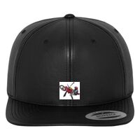 Full leather imitation snapback (6089FL) Vignette