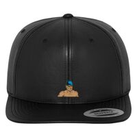 Full leather imitation snapback (6089FL) Vignette
