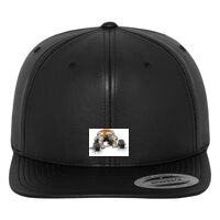 Full leather imitation snapback (6089FL) Vignette