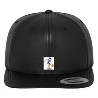 Full leather imitation snapback (6089FL) Vignette