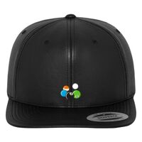 Full leather imitation snapback (6089FL) Vignette