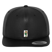Full leather imitation snapback (6089FL) Vignette