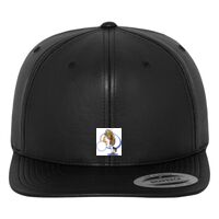 Full leather imitation snapback (6089FL) Vignette