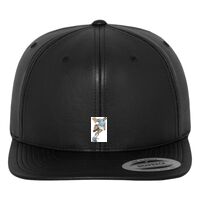 Full leather imitation snapback (6089FL) Vignette