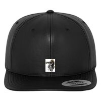 Full leather imitation snapback (6089FL) Vignette