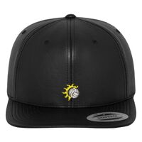 Full leather imitation snapback (6089FL) Vignette