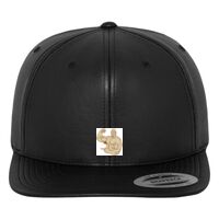 Full leather imitation snapback (6089FL) Vignette