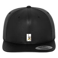 Full leather imitation snapback (6089FL) Vignette