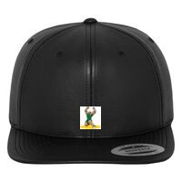Full leather imitation snapback (6089FL) Vignette