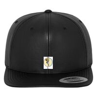 Full leather imitation snapback (6089FL) Vignette