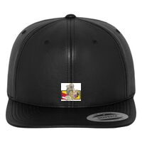 Full leather imitation snapback (6089FL) Vignette