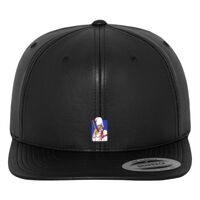 Full leather imitation snapback (6089FL) Vignette