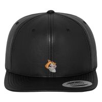 Full leather imitation snapback (6089FL) Vignette