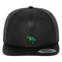 Full leather imitation snapback (6089FL) Vignette