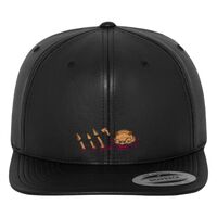 Full leather imitation snapback (6089FL) Vignette