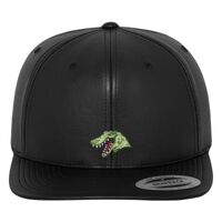 Full leather imitation snapback (6089FL) Vignette