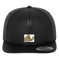 Full leather imitation snapback (6089FL) Vignette