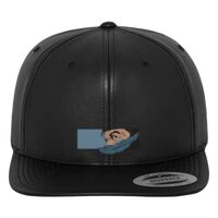 Full leather imitation snapback (6089FL) Vignette