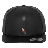 Full leather imitation snapback (6089FL) Vignette