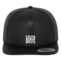 Full leather imitation snapback (6089FL) Vignette