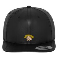 Full leather imitation snapback (6089FL) Vignette
