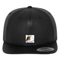 Full leather imitation snapback (6089FL) Vignette