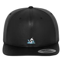 Full leather imitation snapback (6089FL) Vignette