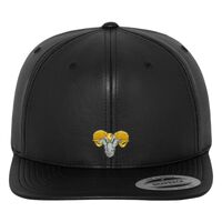 Full leather imitation snapback (6089FL) Vignette