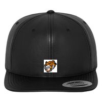 Full leather imitation snapback (6089FL) Vignette