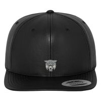Full leather imitation snapback (6089FL) Vignette