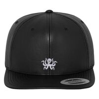 Full leather imitation snapback (6089FL) Vignette