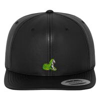 Full leather imitation snapback (6089FL) Vignette