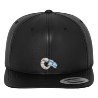 Full leather imitation snapback (6089FL) Vignette